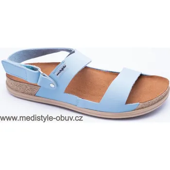 Dámská zdravotní obuv MEDISTYLE ODETA 4O-I29/1 sandál MODRÝ, --- - 38