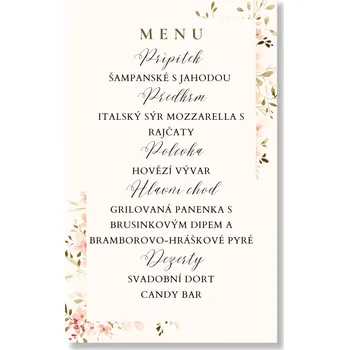 Party nádobí Personal Menu - Spring time Zvolte množství: od 11 ks do 30 ks