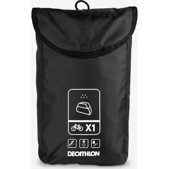 Obal na kolo DECATHLON Ochranný obal na 1 kolo ČERNÁ