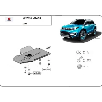 Kryt motoru Kryt diferenciálu SUZUKI VITARA (LY) - Plech - 8595698042095