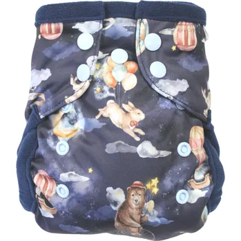 Plenkové kalhoty Breberky Kapsová plenka (S) - Balónový sen PAT