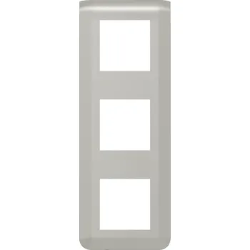 Elektrická zásuvka LEG 079323L MOSN PL. RÁM. 3X2M VER. HLIN