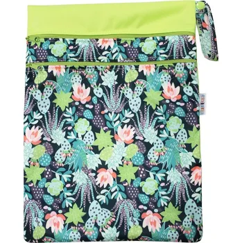 Pytel na pleny Breberky Pytel PUL dvoukomorový - Kaktusy a sukulenty S