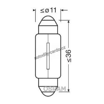 Autožárovka Žárovka OSRAM C5W 12V 6418