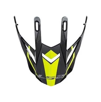 Helma na motorku LS2 Helmets LS2 MX436 PEAK RING BLACK TITANIUM