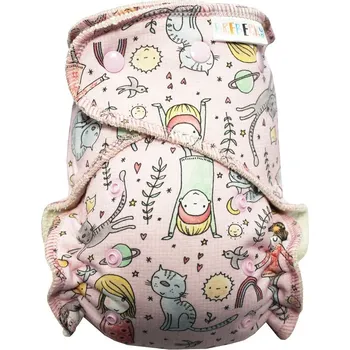 Plena Breberky BIO Kalhotková plenka s GOTS (M) - Kočičí přátelé PAT