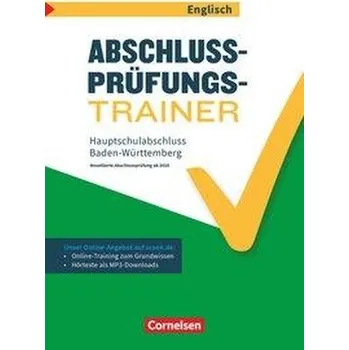 Učebnice Abschlussprüfungstrainer Englisch 9. Schuljahr - Baden-Württemberg - Hauptschulabschluss - Berwick, Gwen