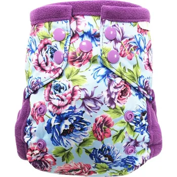 Plenkové kalhoty Breberky Kapsová plenka (S) - Pivoňky PAT