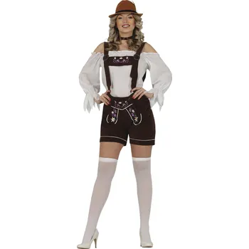 Karnevalový kostým Guirca Kostým - Tyrolská žena černý Velikost - dospělý: M