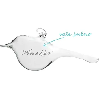 Pískovaný ptáček se jménem 14 cm