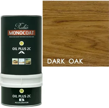 Olej na dřevo Rubio Monocoat Oil Plus 2C DARK OAK 390 ml