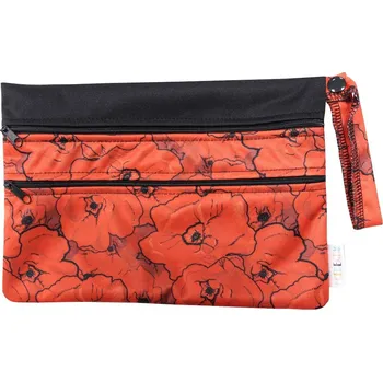 Pytel na pleny Breberky Pytel PUL dvoukomorový - Vlčí máky XS