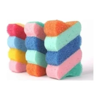 Nočník Masážní houba ke koupání Badum - vícebarevná - 1 ks