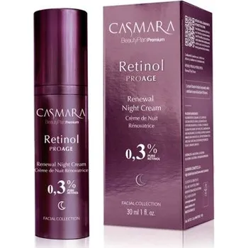 Pleťový krém Casmara Retinol Proage Renewal Night Cream 0,3% - Obnovující noční krém 30 ml