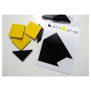 Dřevěná hračka Trójkąty i Kwadraty