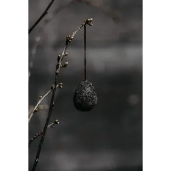 Velikonoční dekorace Velikonoční vajíčko Ullas Dark Brown 3 cm