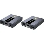 PREMIUMCORD HDMI extender na 120m přes jeden kabel Cat5/6, bez zpoždění