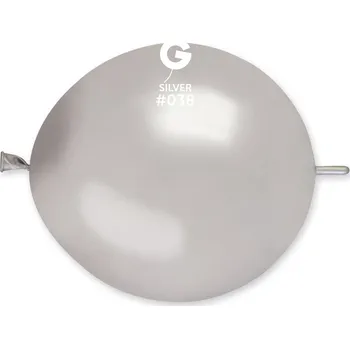 Balónek Svet balonku Spojovací balónek stříbrný 30 cm