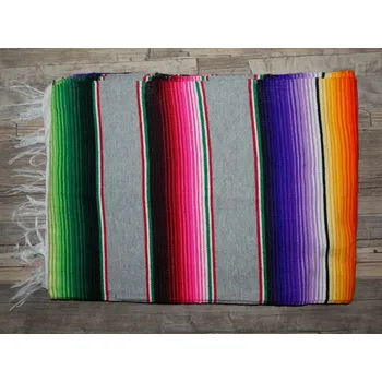 Přehoz na lůžko Serape (světle šedé)