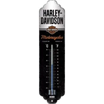 Domácí teploměr Harley Davidson teploměr - dárek (Nástěnný teploměr Harley Davidson)