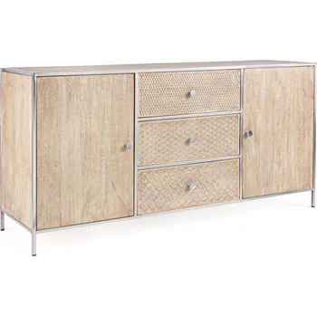 Organizace kuchyně BIZZOTTO Dřevěná komoda ADIVA světlá 0746442