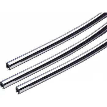 Lemovka na moto chopper pro plexi štít nebo blatník - chrom