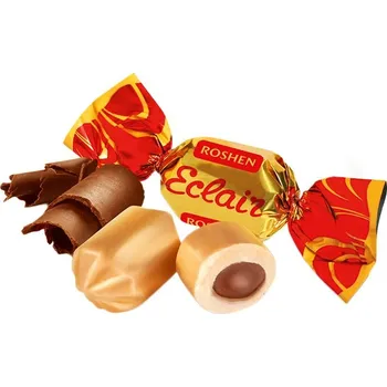 Bonbon ECLAIR karamel s kakaovou náplní Roshen