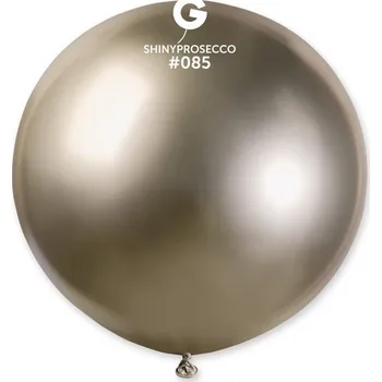 Balónek Svet balonku Kulatý chromový balónek SHINY Prosecco 80 cm