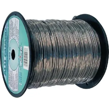 Vázací drát Hliníkový drát 1,6 mm 400 m, ideální pro trvalé elektrické ohradníky a kreativní kutění