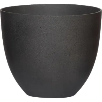 Květináč Coral Volcano Black S - Ø 18 cm / V 15 cm