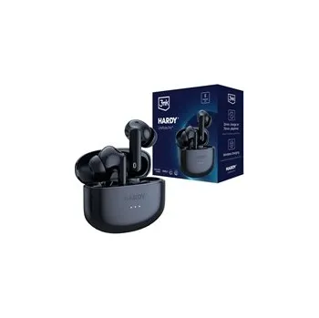 Sluchátka 3mk bezdrátová stereo sluchátka HARDY LifePods Pro, stereo, nabíjecí pouzdro, černá