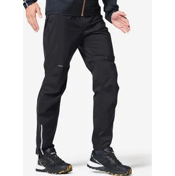 Pánské kalhoty KIPRUN Pánské nepromokavé kalhoty na trailový běh Kiprun Run 900 XL ZELENÁ|ČERNÁ