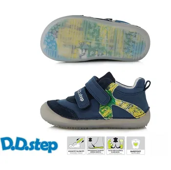Dětská treková obuv D.D.step chlapecká obuv S063-41948L Barva: modrá, Velikost: 33