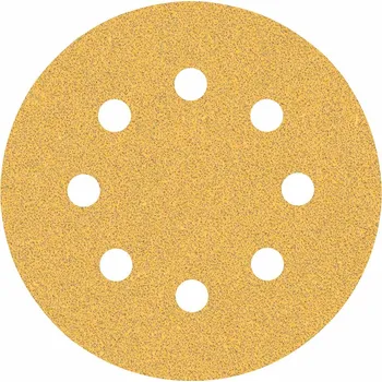 Brusný papír BOSCH Brusný papír EXPERT C470 s 8 otvory pro vibrační brusky 115 mm, G 60, 5 ks 2608900795 free_store_pickup