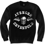 RockOff Unisex Mikina - AVENGED SEVENFOLD- 'Death Bat' - černá Velikost: S