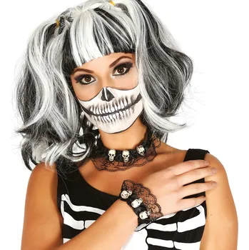 Náhrdelník Guirca Sada - náhrdelník a náramek s lebkama