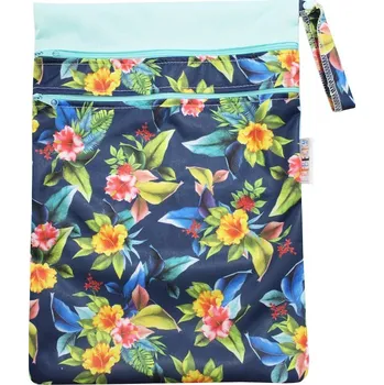 Pytel na pleny Breberky Pytel PUL dvoukomorový - Ibišek L