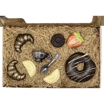 Čokoláda Chocolenka Čokoládová sada - Na snídani