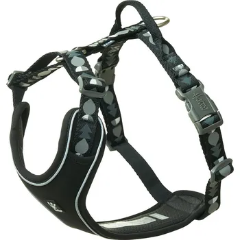 Postroj pro psa Hurtta Bare Y postroj tmavě šedý