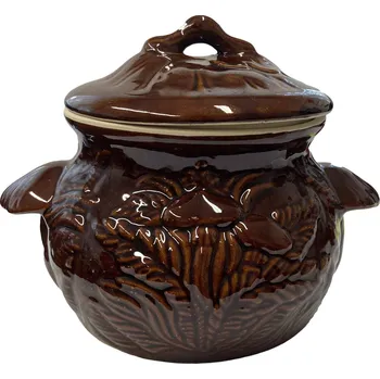 Hrnec Keramický hrnec houby 3L