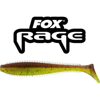 Umělá nástraha Fox Rage - Gumová nástraha Spikey shad ultra UV 6cm - Green pumpkin - VÝPRODEJ