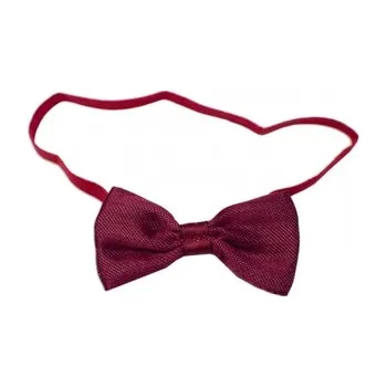 Kojenecký body Dětský motýlek na gumičce se vzorem Mrofi, bordó, vel. 98; 98 (2-3r)