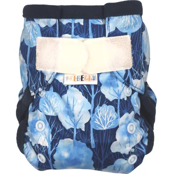 Plenkové kalhoty Breberky Kapsová plenka (S) - Modrý les SZ