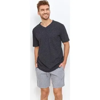 Pánské pyžamo Taro, pánské pyžamo 2967-Dexter, šedá, vel. 3XL