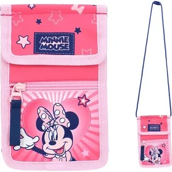 Peněženka Vadobag Peněženka na krk MINNIE růžová