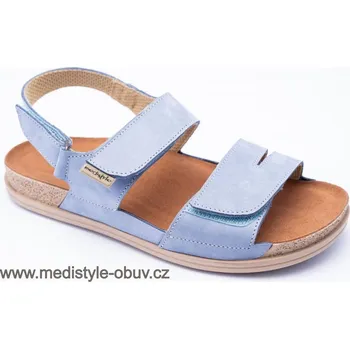 Dámská zdravotní obuv MEDISTYLE GALINA 4G-I29 sandál MODRÝ, --- - 40
