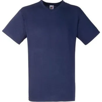 Pánské tričko Fruit of the Loom Pánské tričko Valueweight do véčka, 165 g/m Barva: Modrá námořní tmavá, Velikost: 3XL F270