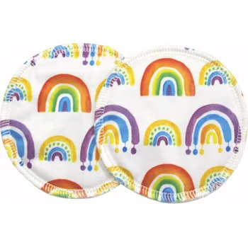 Vložka do podprsenky Breberky BIO Vložky do podprsenky - Duha (PUL)