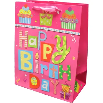 Dárková taška Dárková taška Happy Birthday 25x32x11cm