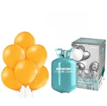 Amscan Helium + balónky 20 ks oranžové